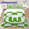 VfL Wolfsburg Pattern Bedding uilt Set uilt Cover Pillowcase Home Decoration Birthday Gift (1 * duvet cover + 2 * pillowcase  without core)101