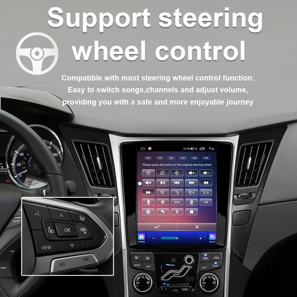 9,7-дюймовый автомобильный Carplay для Tesla Style Honda Accord 7 2003-2007 Android 14 стерео мультимедийный видеоплеер GPS автомобильный радио навигатор