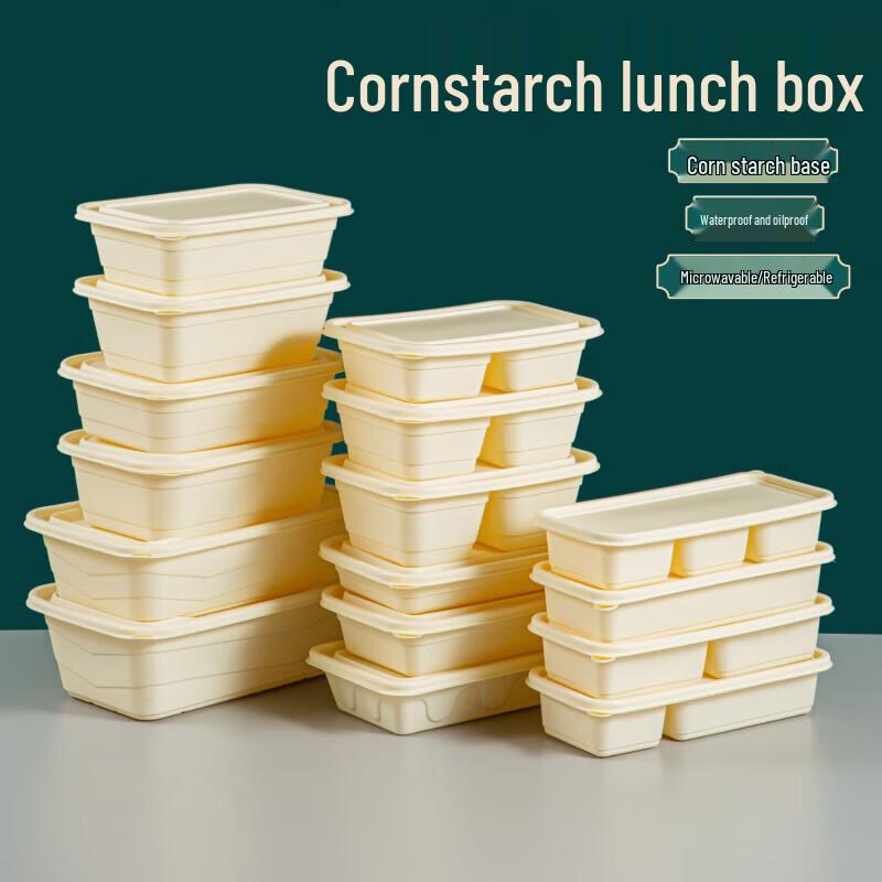 Eco-Friendly Corn Starch Disposable Food Container