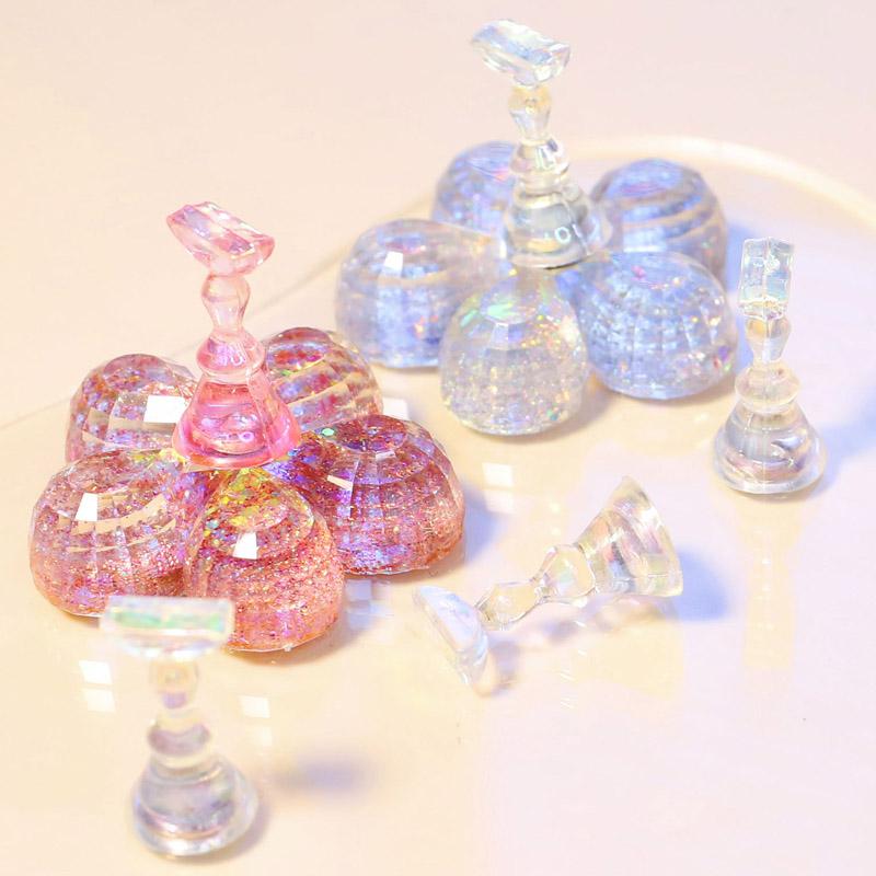 Магнитный держатель Aurora Tips For Nails Flower Design Nails Accessories Tools Display Practice Training Nail Stand Manicure