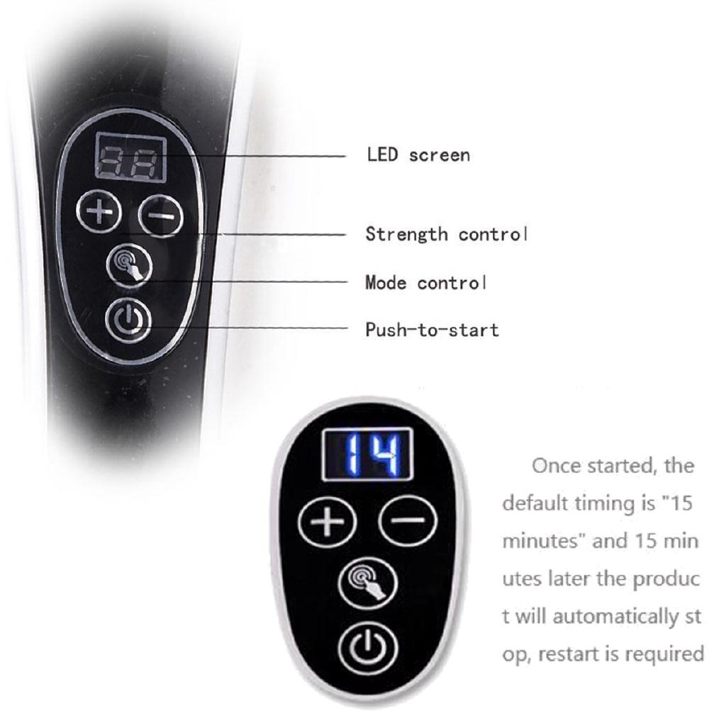 Электрический массажер для шейных позвонков Вибрационный разминающий массаж плеч, спины и шеи