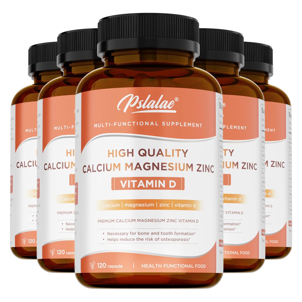 Pslalae - Calcium, Magnesium, Zinc & Vitamin D Supplement - Bone and Tooth Health