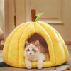 Cat Litter Four Seasons Universal Cat Bed Dog Litter Cat Closed Safe Sleeping Nest Escape House Pumpkin Thickened Pet Nest