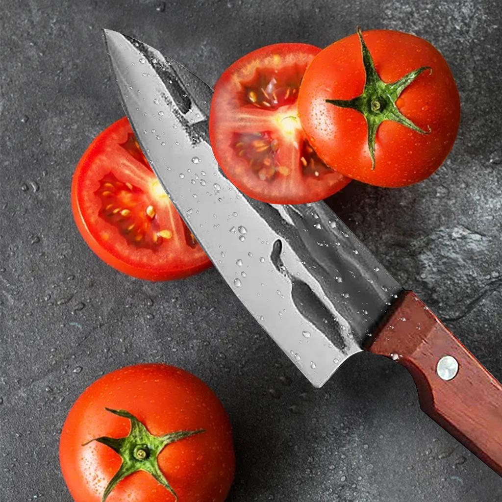 Кухонный нож из нержавеющей стали, нож для нарезки мяса, нож для нарезки овощей, фруктов, кухонный инструмент