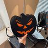 Pumpkin Crossbody Bag For Women Pumpkin Shoulder Bag Female Halloween Bag Pu Leather Demon Messenger Bag Halloween Shopper Bag