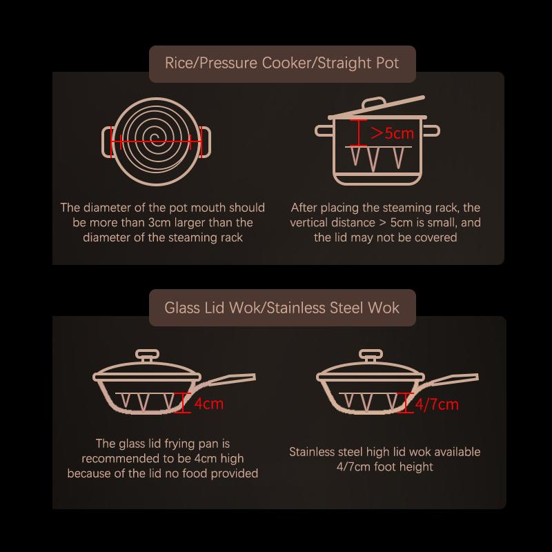 1 шт. Пароварка из нержавеющей стали, многофункциональный поднос, посуда, подставка для готовки