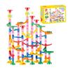Marble Run Building Blocks Three Dimensional DIY Race Track Marble Toy Construction Building Blocks