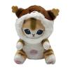 Breathing Stress Relief Toy Dress-Up Cat Calming Shark & Raccoon Plush Doll with PP Cotton Filling 31cm-50cm for 14+ Years