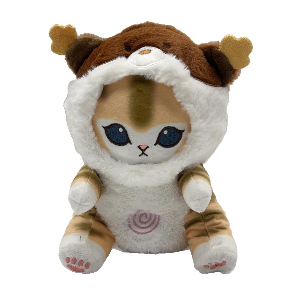Breathing Stress Relief Toy Dress-Up Cat Calming Shark & Raccoon Plush Doll with PP Cotton Filling 31cm-50cm for 14+ Years