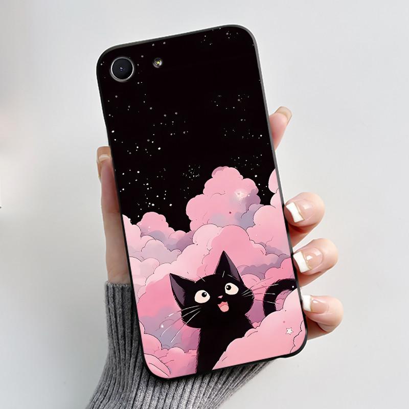 Case For sony Xperia XZ4 Compact Black Silicone Soft Case sony Xperia Ace 2019 Luxury Cute Love Rabbit Funny Cartoon Back Cover