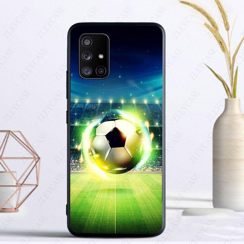 Football Soccer Coque Phone Cover For Samsung Galaxy A12 A13 A32 A52S A21S A42 A01 A50 A51 A20E A11 A40 A30s A71 A20S A70 Cases