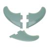 3pcs Surfboard Tail Fin Fiberglass Paddle Board Fin Replacement Green Surf Accessories