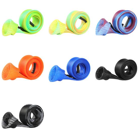 Чехол для удочки 170 см с наконечником с заглушкой, эластичная дышащая сетка, легкая складная защита для удочки, аксессуары для рыбалки