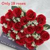 Artificial Rose Floral Arrangement 18 Head For Wedding Venue And Home Decoration