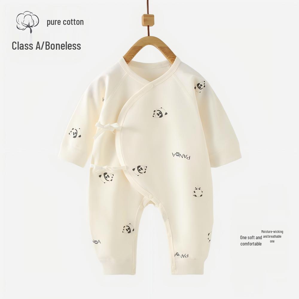 Весенний хлопковый ромпер для новорожденных - Боди с длинным рукавом для девочек