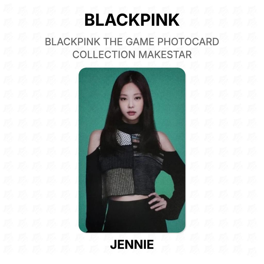 BLACKPINK THE GAME Коллекция фотокарточек MAKESTAR Официальная фотокарточка