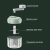 Garlic Chopper Manual Garlic Grinder Garlic Crusher Hand-Cranked Food Processor Mincer Tool for Kitchen Gadgets
