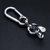 Metal Key Ring Holder Horseshoe Car Keychain Multi-function Keyring
