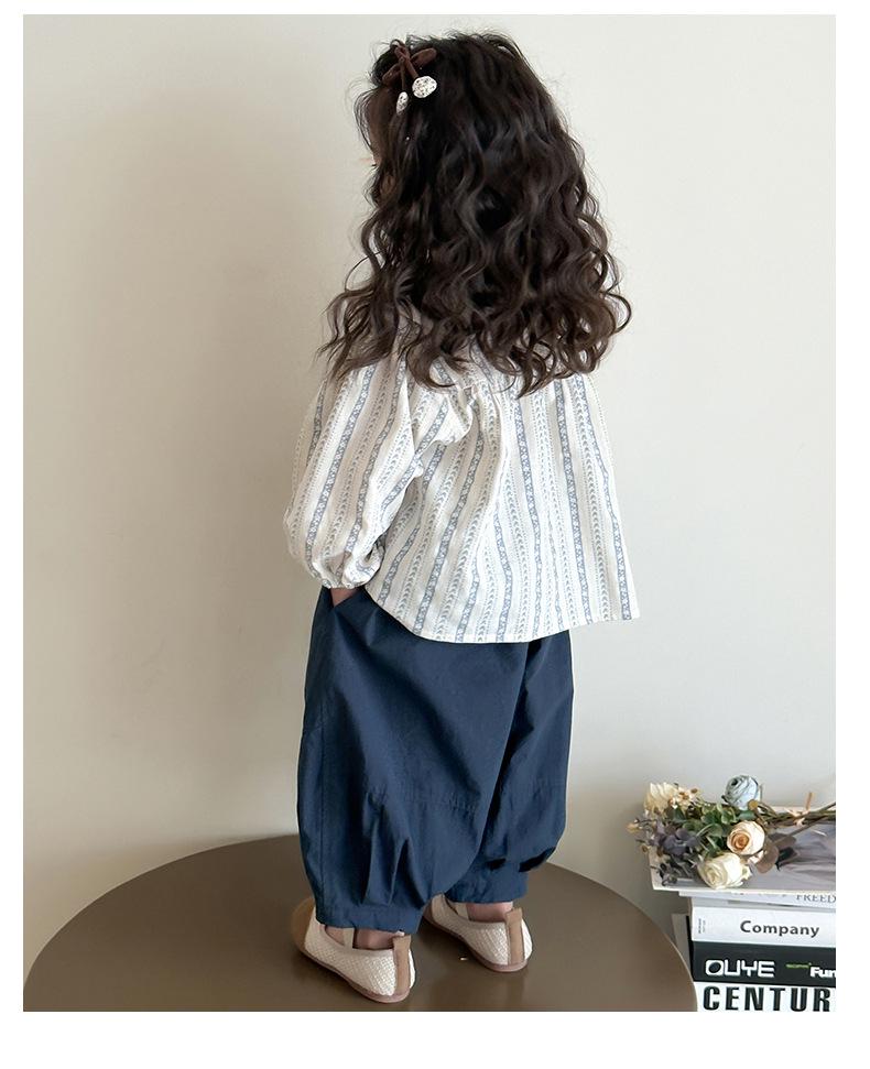 Girls' Autumn Babydoll Fashion Set: 2025 Mori-Style Trendy Two-Piece Outfit