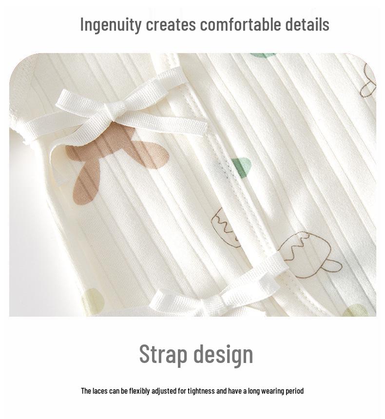 Комбинезон с длинным рукавом из чистого хлопка для новорожденных: Круглогодичный боди без костей для мальчиков и девочек