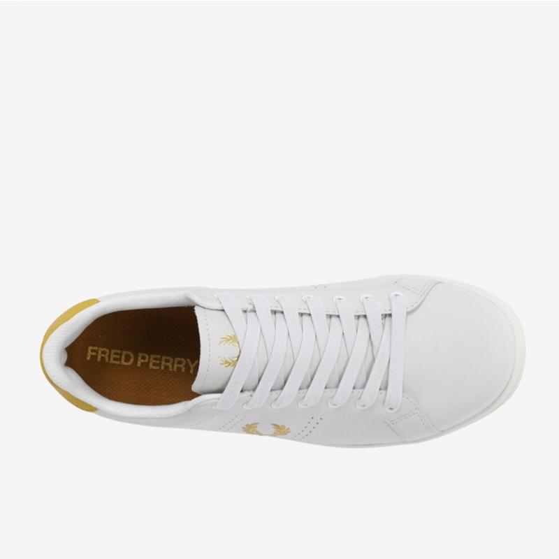 Fred Perry B721 Кожаные кроссовки Белые Sfpu2436312