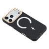 KIGC For iPhone 17 Pro Max Case Compatible with MagSafe Metal Lens Frame PC Slim Phone Cover