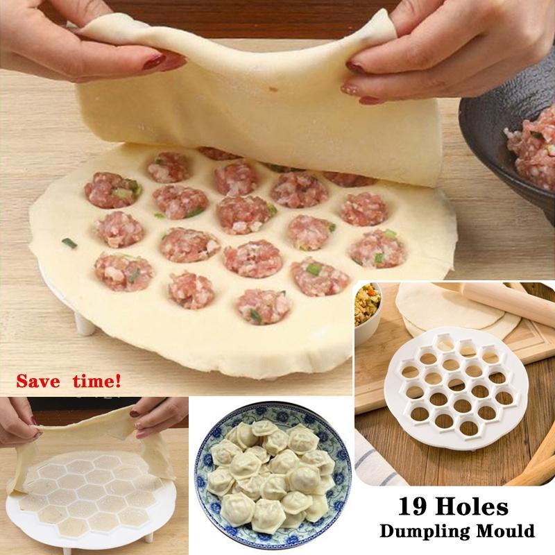 19 отверстий простые китайские формы для пельменей кухонный пресс для теста пресс для равиоли форма для изготовления пельменей инструмент