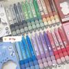4PCS/Set Stationery Set Ballpoint Pen Soft Touch Grip Sign Pen Multi-Purpose Gel Pen  Students Gift