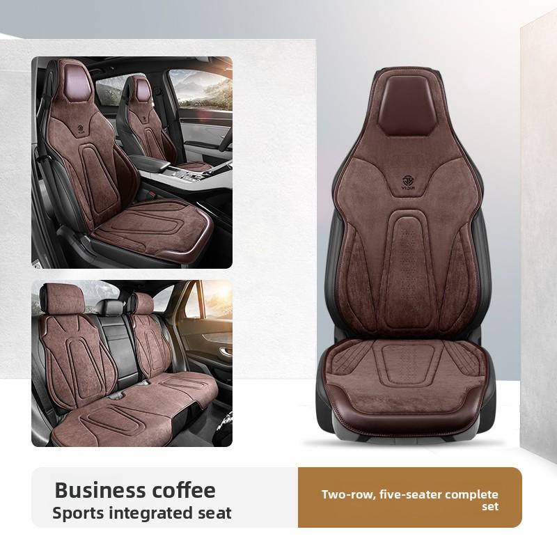 Luxury Car Seats Protection Universal Car Seat Cover All Season Breathable Auto High Quality Latex Suede Perforated Seat Covers