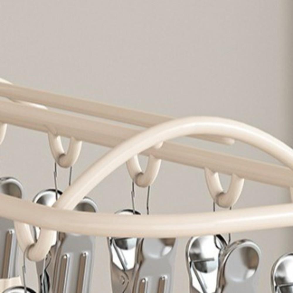 Stainless Steel Sock Drying Rack Windproof Clothes Hanger Clothes Drying Hanger Travel