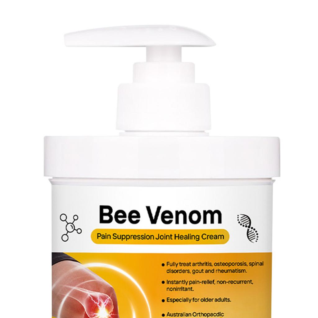 1/2 шт 100 г пчелиного яда, бальзам для суставов, натуральный, для облегчения боли в поясничном отделе позвоночника, ногах, коленях, плечах, шее, массажный уход, лечение артрита, успокаивающий крем