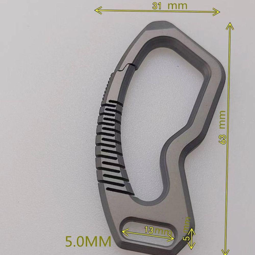 Титановый сплав Брелки Реальный Кулон Новый EDC Инструмент Мужской Креативный Подарок