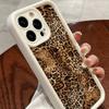 Чехол для мобильного телефона iPhone15Pro с принтом леопарда и тигра, Apple 14, полностью закрывающий края, 11/12/13, противоударный, 16, мягкий силикон