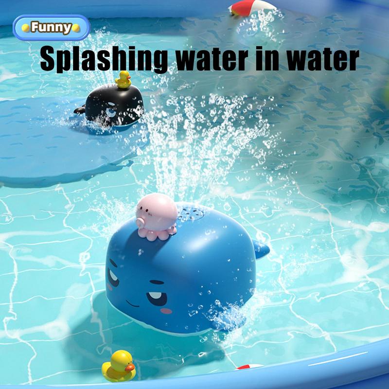 Кит Игрушка с Водным Спреем Веселые Электрические Игрушки-Киты Принадлежности для Ванны для Пасхи Игры на Открытом Воздухе Друзья Семья Игра для Малышей Плавание
