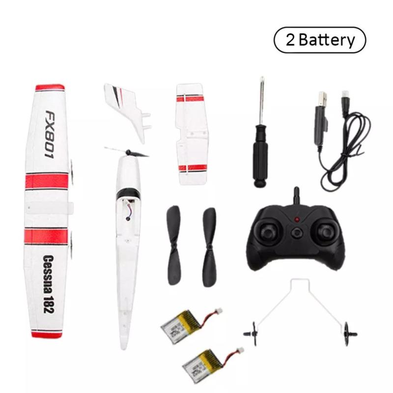 FX801 RC Самолет EPP Пенопластовый планер Самолет-гироскоп 2,4G 2CH RTF Дистанционное управление Размах крыльев Самолет Забавный