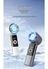 2026 USB Rechargeable Foldable Handheld Ice Cooling Fan with Simple Digital Display