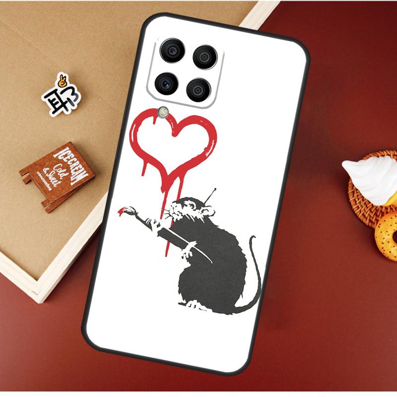 Милый Мультяшный Животный Крыса Чехол Для Samsung Galaxy M55 M35 M15 M56 M36 M16 M06 M31 M13 M33 M53 M12 M32 M52 M14 M34 M54