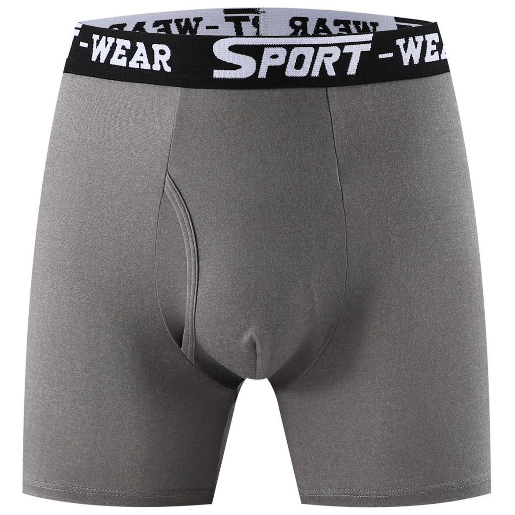 Боксеры с высокой эластичностью и четырьмя углами для мужчин, дышащее модное нижнее белье с плоским углом