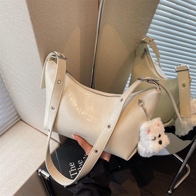 Высококлассная модная сумка под мышкой женская новая сумка через плечо для通勤, повседневная сумка-мессенджер в форме пельменя