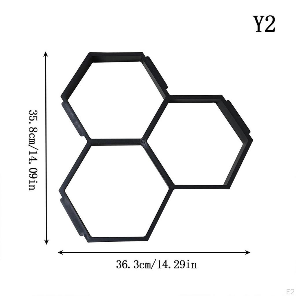 DIY Walk Path Maker Concrete Molding and Form Professional Stepping Stone Paver Walkway