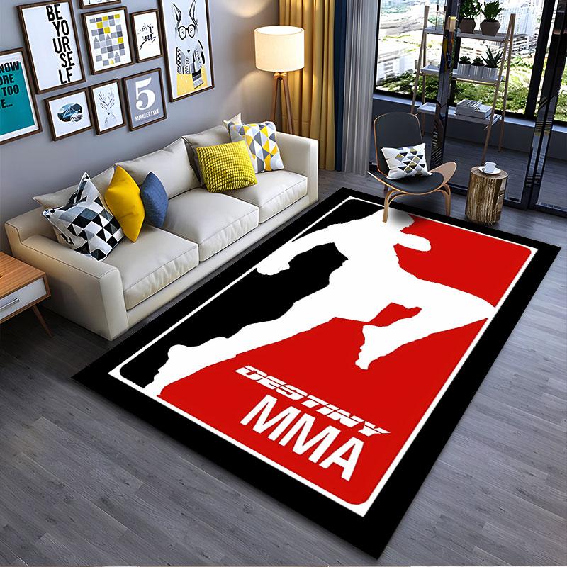 Destiny MMA Fighter Carpet suitable as a non-slip mat for the living room or bedroom sofa