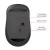 Беспроводная мышь YWYT G862 2,4G, 3-ступенчатая регулируемая точка на дюйм, эргономичный дизайн, технология Plug and Play для настольного компьютера