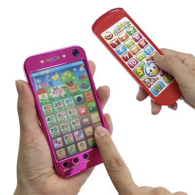 Игрушка Набор для дистанционного управления смартфоном Пульт для смартфона Нажмите на панель, чтобы включить свет и издавать звуки Говорит! & - - Вверх, Говорить, (розовый)