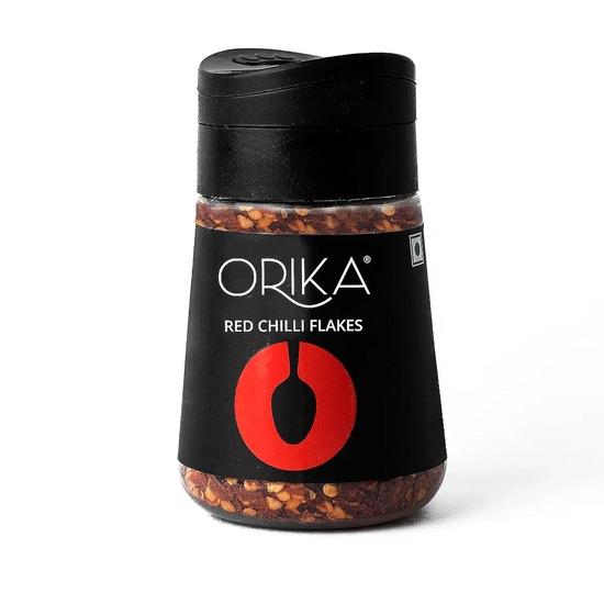 Orika Red Chilli Flakes 50 г и приправа Turkish Oregano 22 г Combo и посыпка из хлопьев красного перца чили | Идеальная приправа для пиццы, пасты, чесночного хлеба