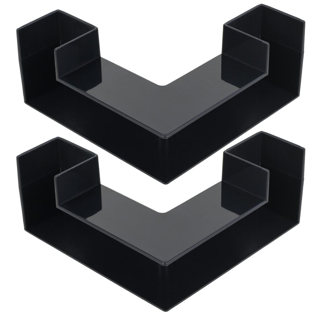 1/2 шт. Пещера для креветок Аквариумный туннель Угловая пещера для аквариума L-образный укрытие-туннель для наблюдения Игровое укрытие для рыб и креветок для аквариума