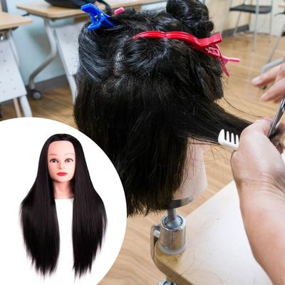 Волосы Учебная Голова Косметологическая Кукла для Начинающих, Манекен Плетение Кос Сделай Сам
