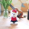 Cute Camouflage Special Police Bear Doll Pendant Plush Toy Stewardess Bear Bag Hanging Keychain Doll