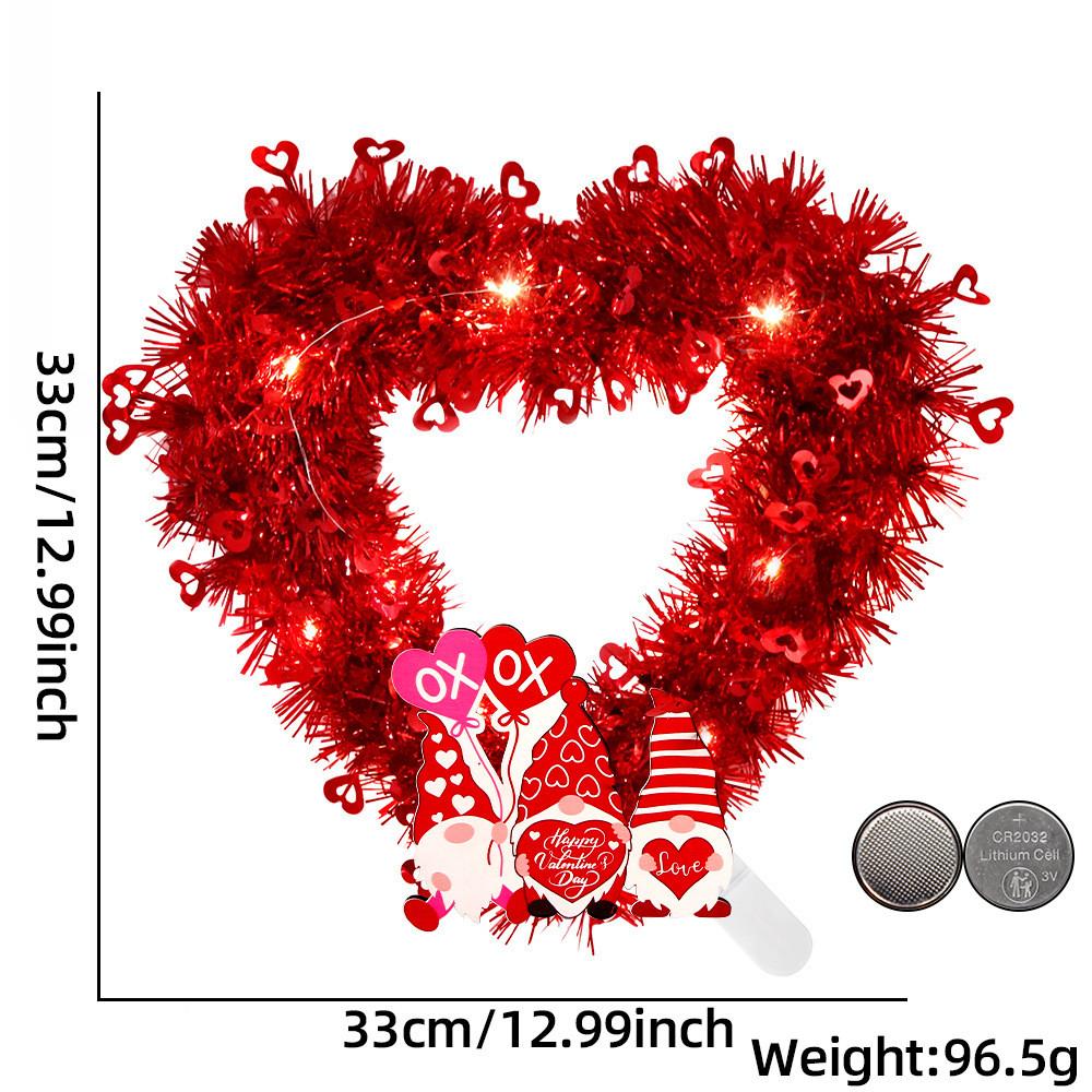 Любовь Светодиодная Очаровательная Гирлянда Сердечки Для Незабываемого Дня Святого Валентина И Мероприятий Свадьба