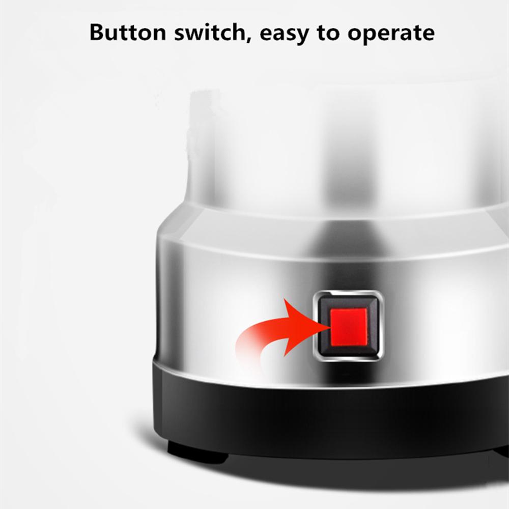 Электрическая мельница из нержавеющей стали, кофемолка для кофейных зерен, измельчитель орехов, семян, специй, блендер