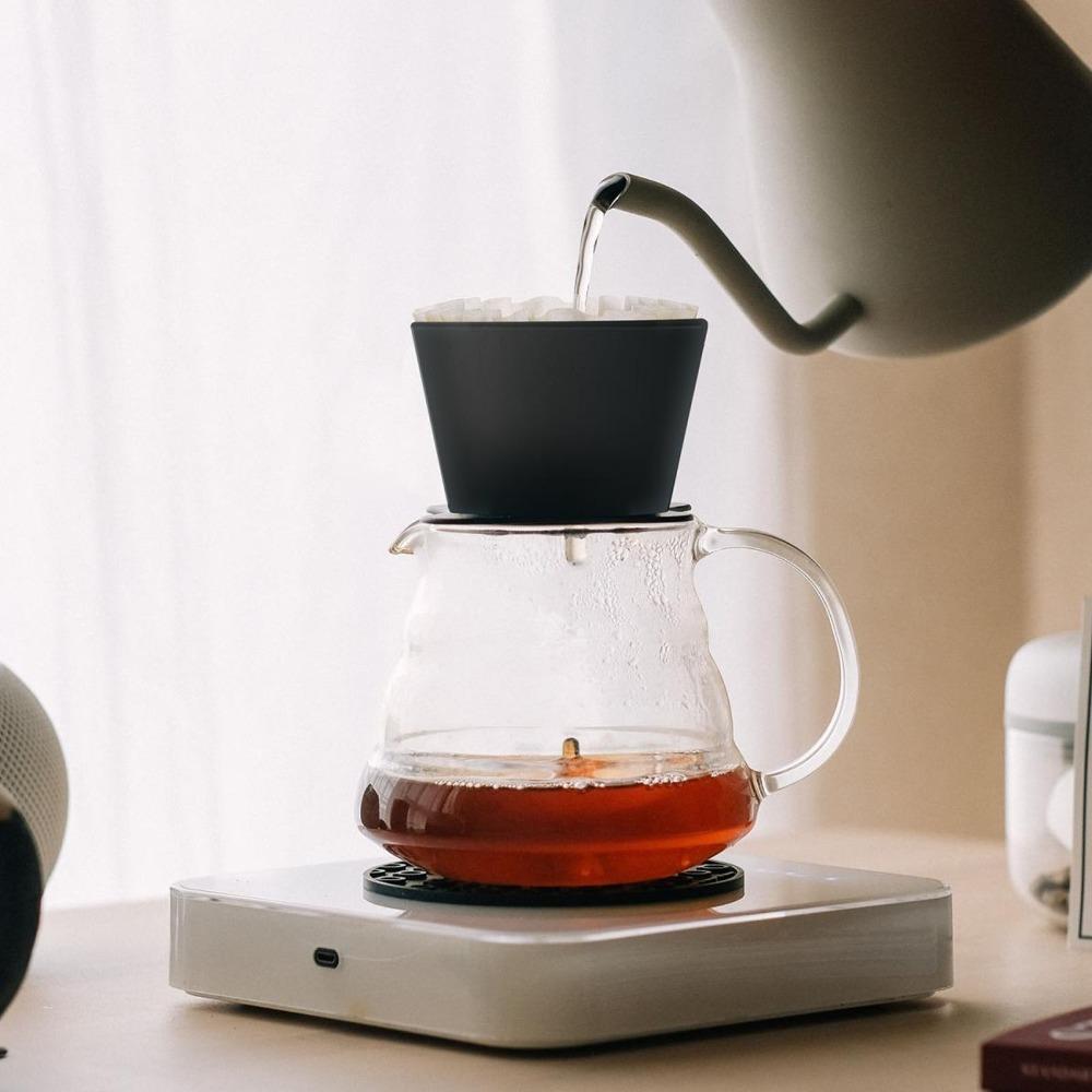 Large Capacity 40-60g Pour Over Coffee Dripper Manual Drip Coffee Filter For Home Brewing